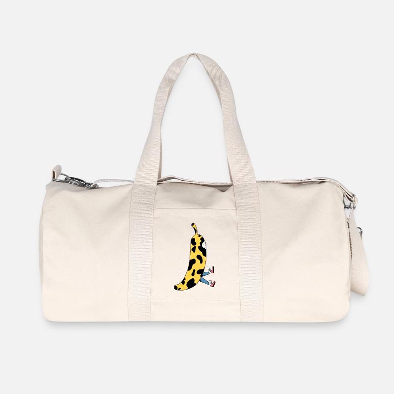 Süße Banane - Recycelte Canvas-Sporttasche von Stanley/Stella - Naturweiß