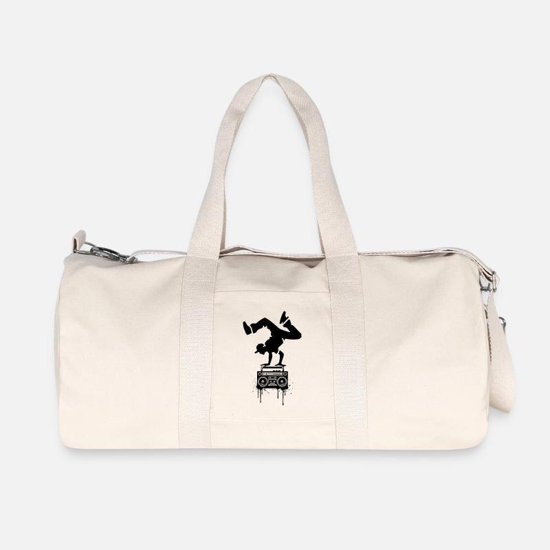 Tanz - Recycelte Canvas-Sporttasche von Stanley/Stella - Naturweiß