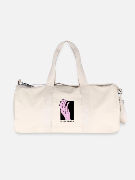 In his Hands - Sac de sport en toile recyclée Stanley/Stella - blanc naturel