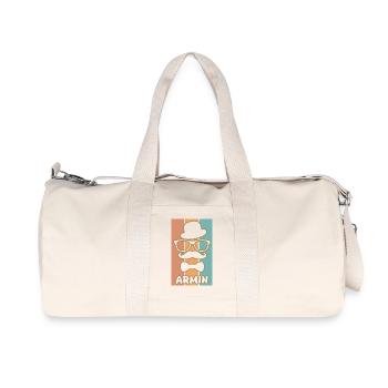 Armin as a name - Recycled Canvas Sports Bag by Stanley/Stella - natural - Front