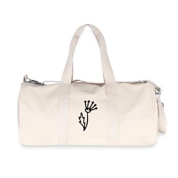 Blume 2 - Recycelte Canvas-Sporttasche von Stanley/Stella - Naturweiß - Vorne