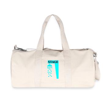 Bühnenduschgesang - Recycelte Canvas-Sporttasche von Stanley/Stella - Naturweiß - Vorne