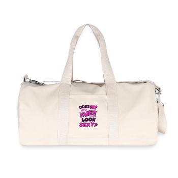 Lässt mich mein neues Knie sexy aussehen Knieoperation - Recycelte Canvas-Sporttasche von Stanley/Stella - Naturweiß - Vorne