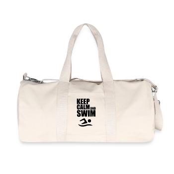Natation Sports nautiques - Sac de sport en toile recyclée Stanley/Stella - blanc naturel - Devant