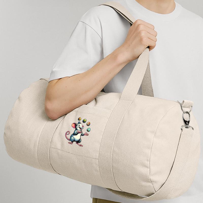 Easter Mouse & Rat with Easter Eggs Recycled Canvas Sports Bag by Stanley/Stella