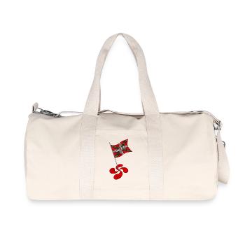 Basque flag - Recycled Canvas Sports Bag by Stanley/Stella - natural - Front
