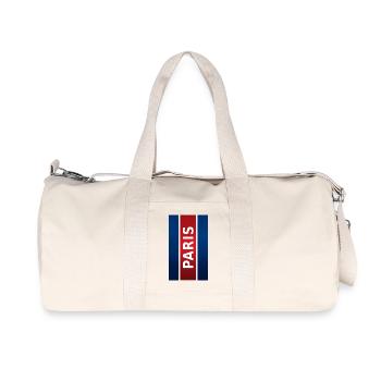 Coque BigVert Paris - Sac de sport en toile recyclée Stanley/Stella - blanc naturel - Devant