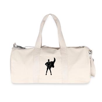 super hero - Sac de sport en toile recyclée Stanley/Stella - blanc naturel - Devant