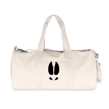 Moose tracks - Recycled Canvas Sports Bag by Stanley/Stella - natural - Front