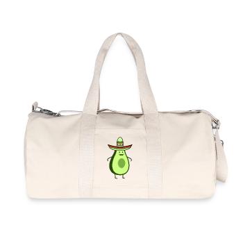 Drôle avocat mexicain - Sac de sport en toile recyclée Stanley/Stella - blanc naturel - Devant