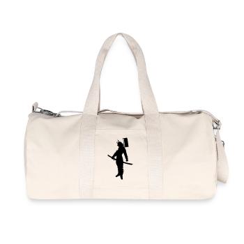 samurai - Recycled Canvas Sports Bag by Stanley/Stella - natural - Front
