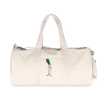 leek - Recycled Canvas Sports Bag by Stanley/Stella - natural - Front