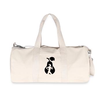 Fruit sain Harloopster dans la poire diététique - Sac de sport en toile recyclée Stanley/Stella - blanc naturel - Devant