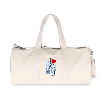 I love Regensburg ! - Recycled Canvas Sports Bag by Stanley/Stella - natural - Front
