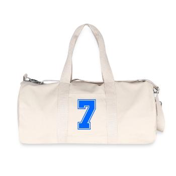 7 - Recycelte Canvas-Sporttasche von Stanley/Stella - Naturweiß - Vorne