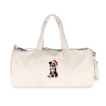 Australian Shepherd Christmas - Recycled Canvas Sports Bag by Stanley/Stella - natural - Front