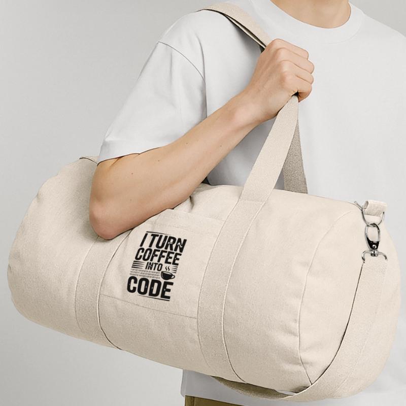 Je transforme le café en code Sac de sport en toile recyclée Stanley/Stella