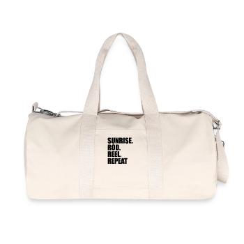Sunrise Rod Reel Repeat - Sac de sport en toile recyclée Stanley/Stella - blanc naturel - Devant