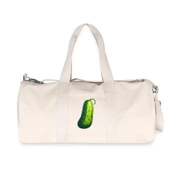 Gurke - Recycelte Canvas-Sporttasche von Stanley/Stella - Naturweiß - Vorne