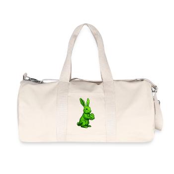 Bunny - Le lapin de Pâques apporte les œufs - Sac de sport en toile recyclée Stanley/Stella - blanc naturel - Devant