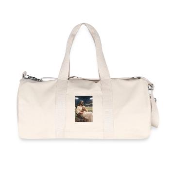 Heavenly Brew at the Ballpark - Recycled Canvas Sports Bag by Stanley/Stella - natural - Front