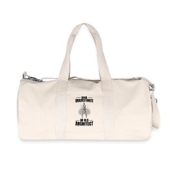 Architect grandfather - Recycled Canvas Sports Bag by Stanley/Stella - natural - Front