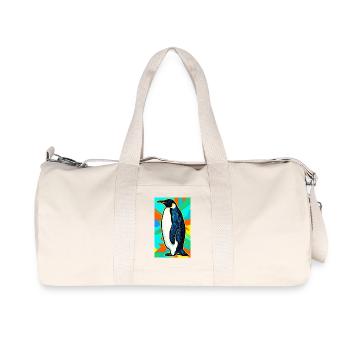 pingouin - Sac de sport en toile recyclée Stanley/Stella - blanc naturel - Devant