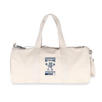 Déchire le paquet Collectez-les, gagnez une grosse carte à collectionner - Sac de sport en toile recyclée Stanley/Stella - blanc naturel - Devant