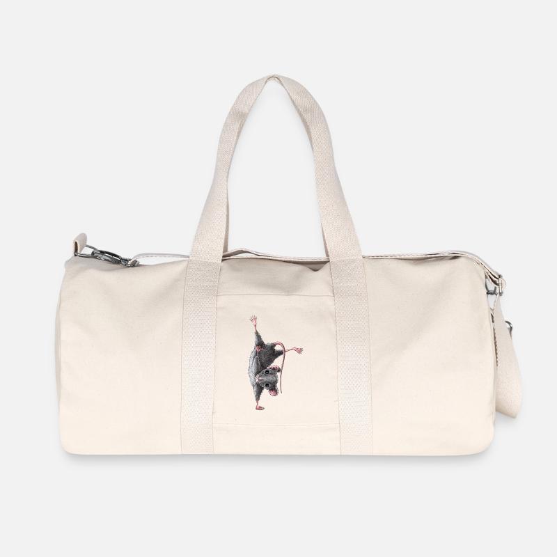 Maus - Recycelte Canvas-Sporttasche von Stanley/Stella - Naturweiß