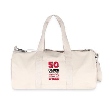 50 - Recycled Canvas Sports Bag by Stanley/Stella - natural - Front