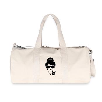 swag coole frau mutter swag hipster madchen boss - Recycelte Canvas-Sporttasche von Stanley/Stella - Naturweiß - Vorne