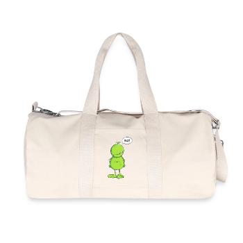 Funny No Frog I No Nö Statement - Recycled Canvas Sports Bag by Stanley/Stella - natural - Front