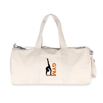 Gymnastik - Recycelte Canvas-Sporttasche von Stanley/Stella - Naturweiß - Vorne