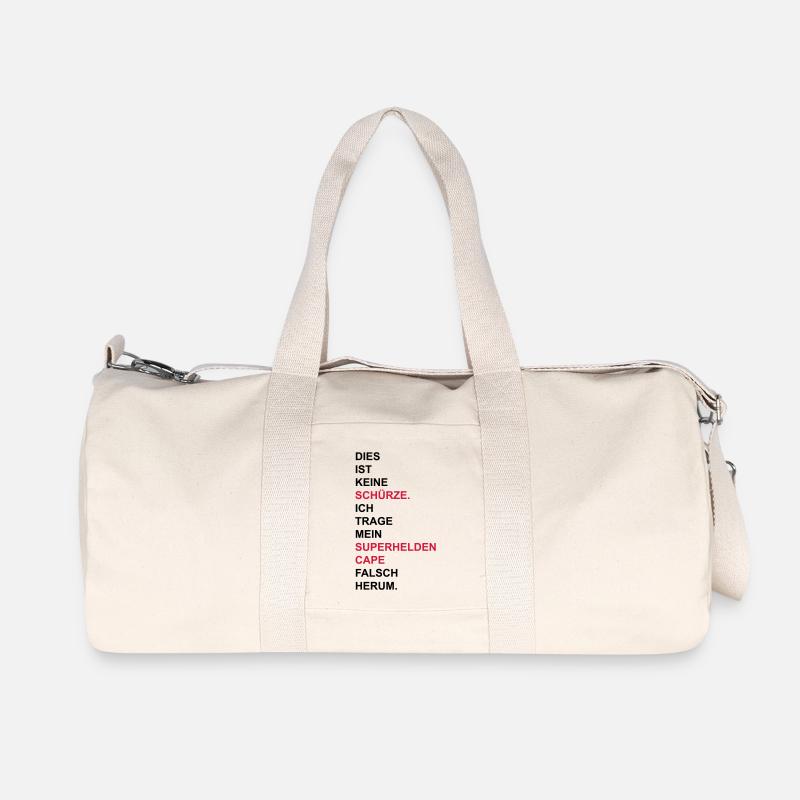 Schürze - Recycelte Canvas-Sporttasche von Stanley/Stella - Naturweiß