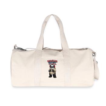 T-shirt humor Panda USA Streetwear Patriotique - Sac de sport en toile recyclée Stanley/Stella - blanc naturel - Devant
