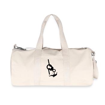 klettern bouldern felsklettern berge Bergsport - Recycelte Canvas-Sporttasche von Stanley/Stella - Naturweiß - Vorne