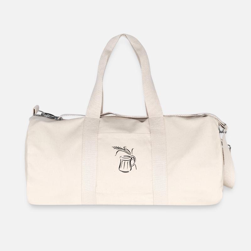 pichet ... de wicki_de - Sac de sport en toile recyclée Stanley/Stella - blanc naturel