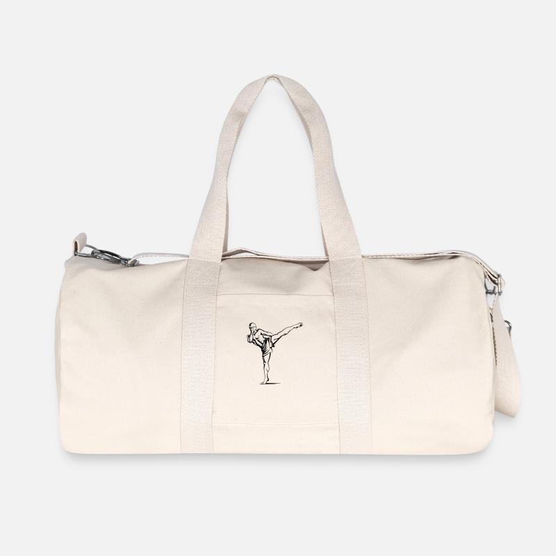 Fighter - Recycelte Canvas-Sporttasche von Stanley/Stella - Naturweiß