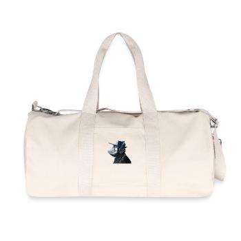 Affe Graffiti von Custom - Recycelte Canvas-Sporttasche von Stanley/Stella - Naturweiß - Vorne