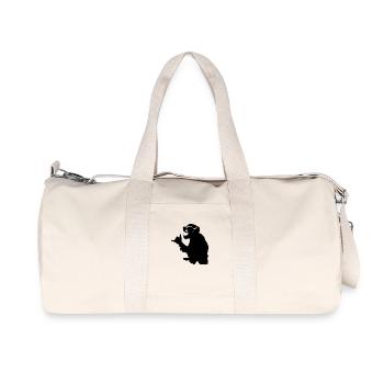 monkey - Recycled Canvas Sports Bag by Stanley/Stella - natural - Front