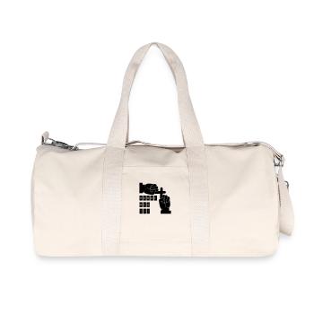 Finger weg - Recycelte Canvas-Sporttasche von Stanley/Stella - Naturweiß - Vorne