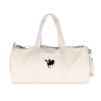 vache cow 3113 - Sac de sport en toile recyclée Stanley/Stella - blanc naturel - Devant
