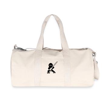 ninja katana - Recycelte Canvas-Sporttasche von Stanley/Stella - Naturweiß - Vorne