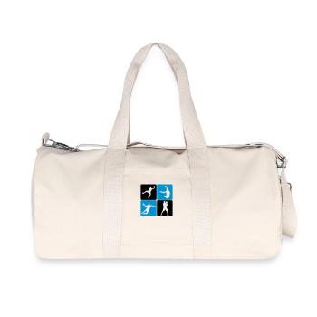 Handball Player - Recycelte Canvas-Sporttasche von Stanley/Stella - Naturweiß - Vorne