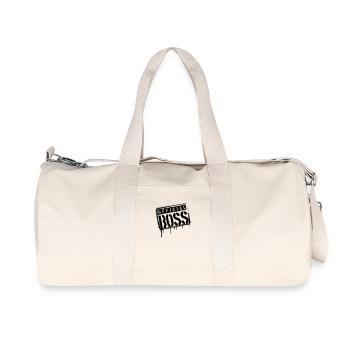 Cool Official Boss Graffiti Stamp - Recycelte Canvas-Sporttasche von Stanley/Stella - Naturweiß - Vorne