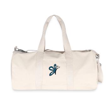 Cadeau pour la fête des mères : Idée de cadeau pour la fête des mères - Sac de sport en toile recyclée Stanley/Stella - blanc naturel - Devant