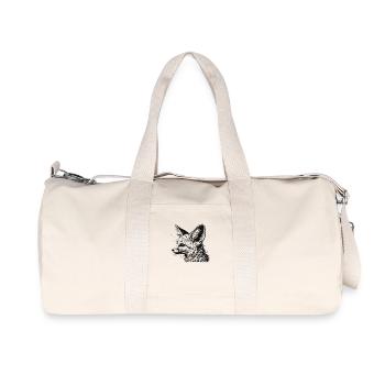Fennec - Sac de sport en toile recyclée Stanley/Stella - blanc naturel - Devant