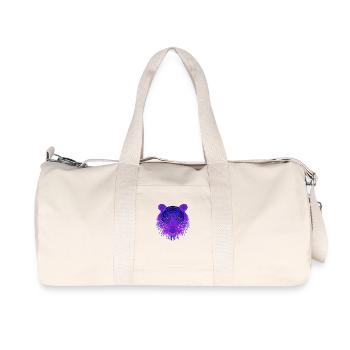 Blue-Eye-Tiger - Recycelte Canvas-Sporttasche von Stanley/Stella - Naturweiß - Vorne