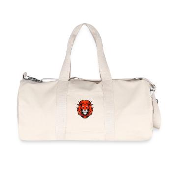 Fiery Leo Mane - Recycled Canvas Sports Bag by Stanley/Stella - natural - Front