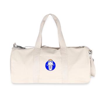 Bird Motorcycle Riding Biker Motorcyclist Hobby - Recycled Canvas Sports Bag by Stanley/Stella - natural - Front